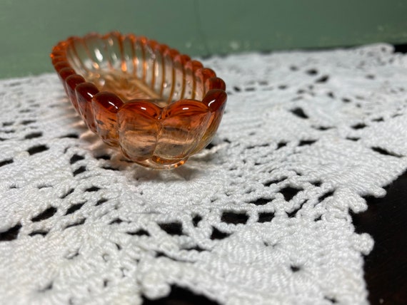 Antique Baccarat CELERY Spooner TRAY Dish Crystal RUSSE Rose