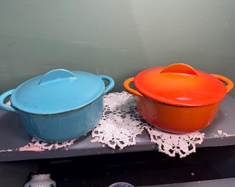 Reduced ! Vintage Le Creuset Enzo Mari 'la Mama' Collection French