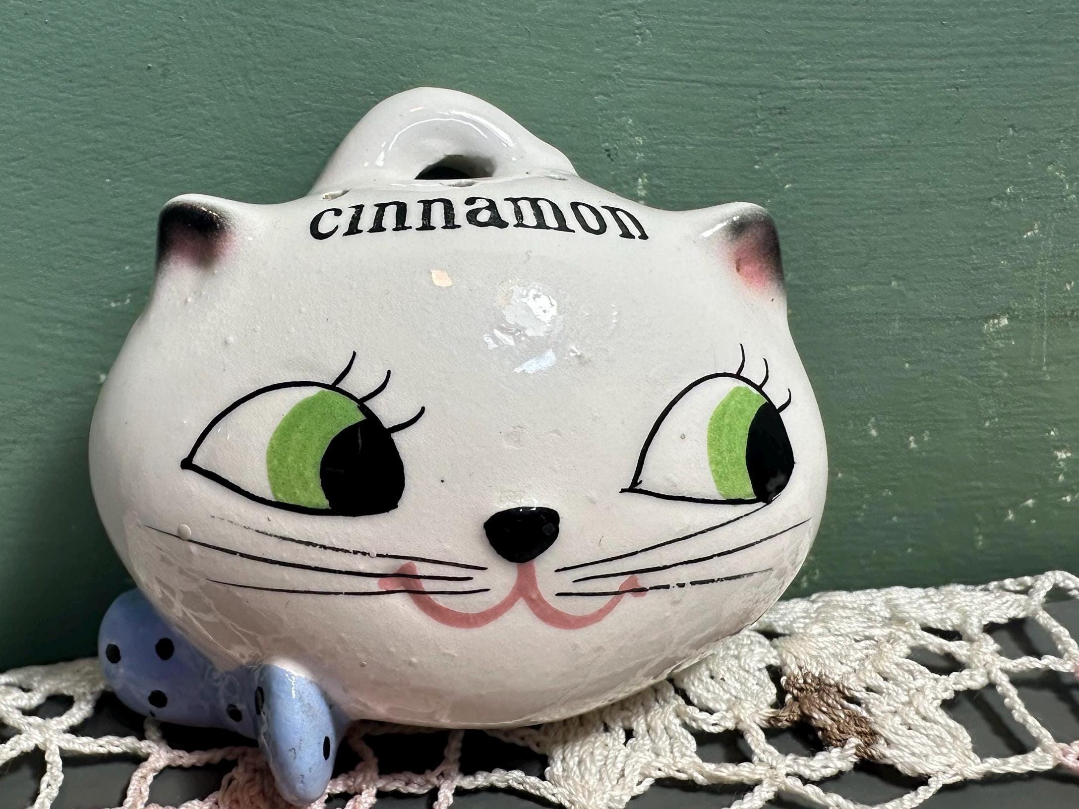 Lefton ヴィンテージ 猫 ウォールポケット 2個セット レフトン Lefton
