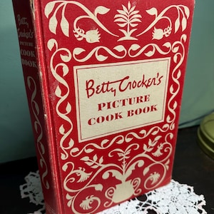 Vintage gebonden eerste editie goede staat Betty Crocker Cook Book nieuwe foto Crocker is een klassieker