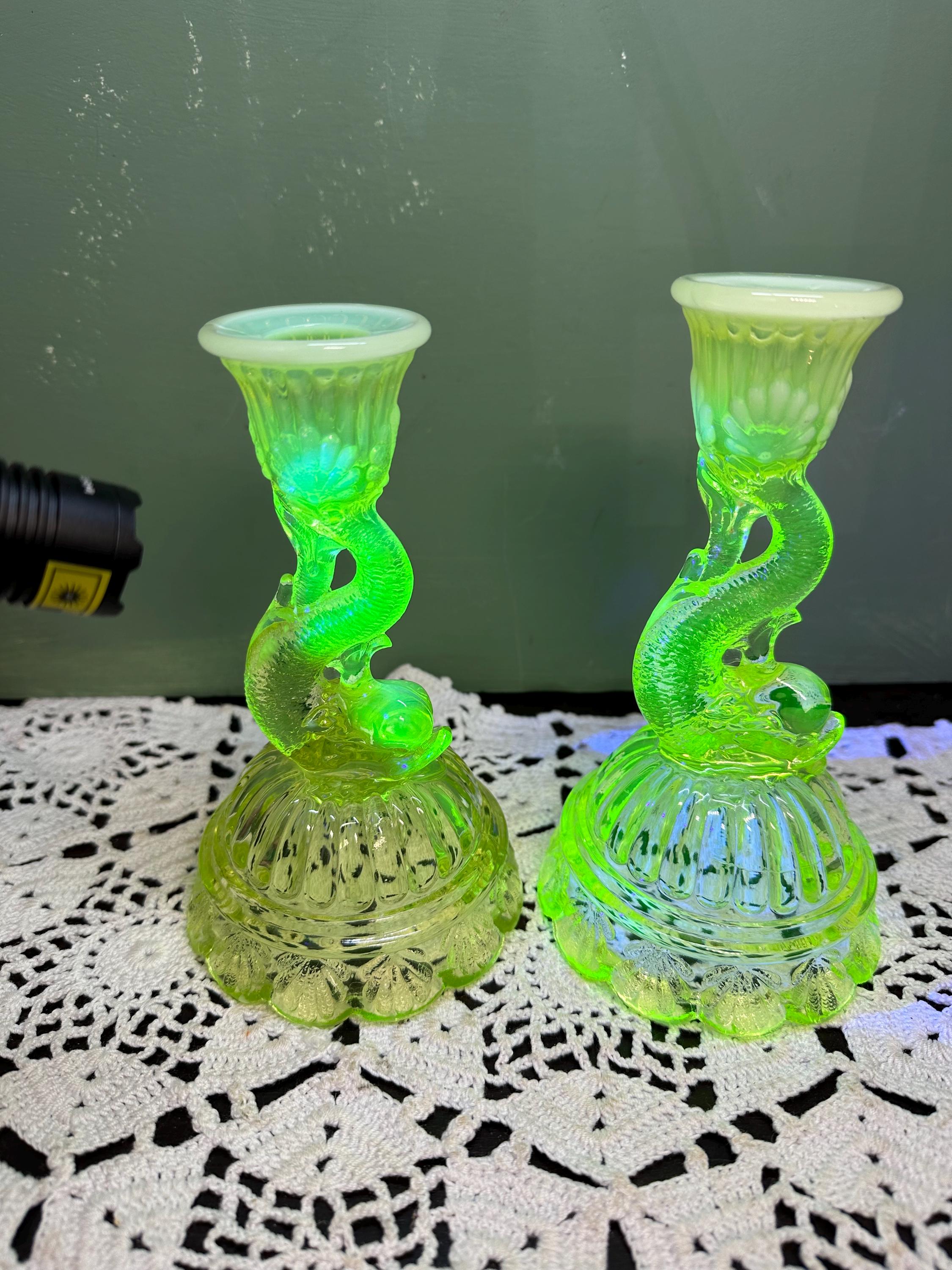 Uranium Koi Fish Candle Holder - Etsy