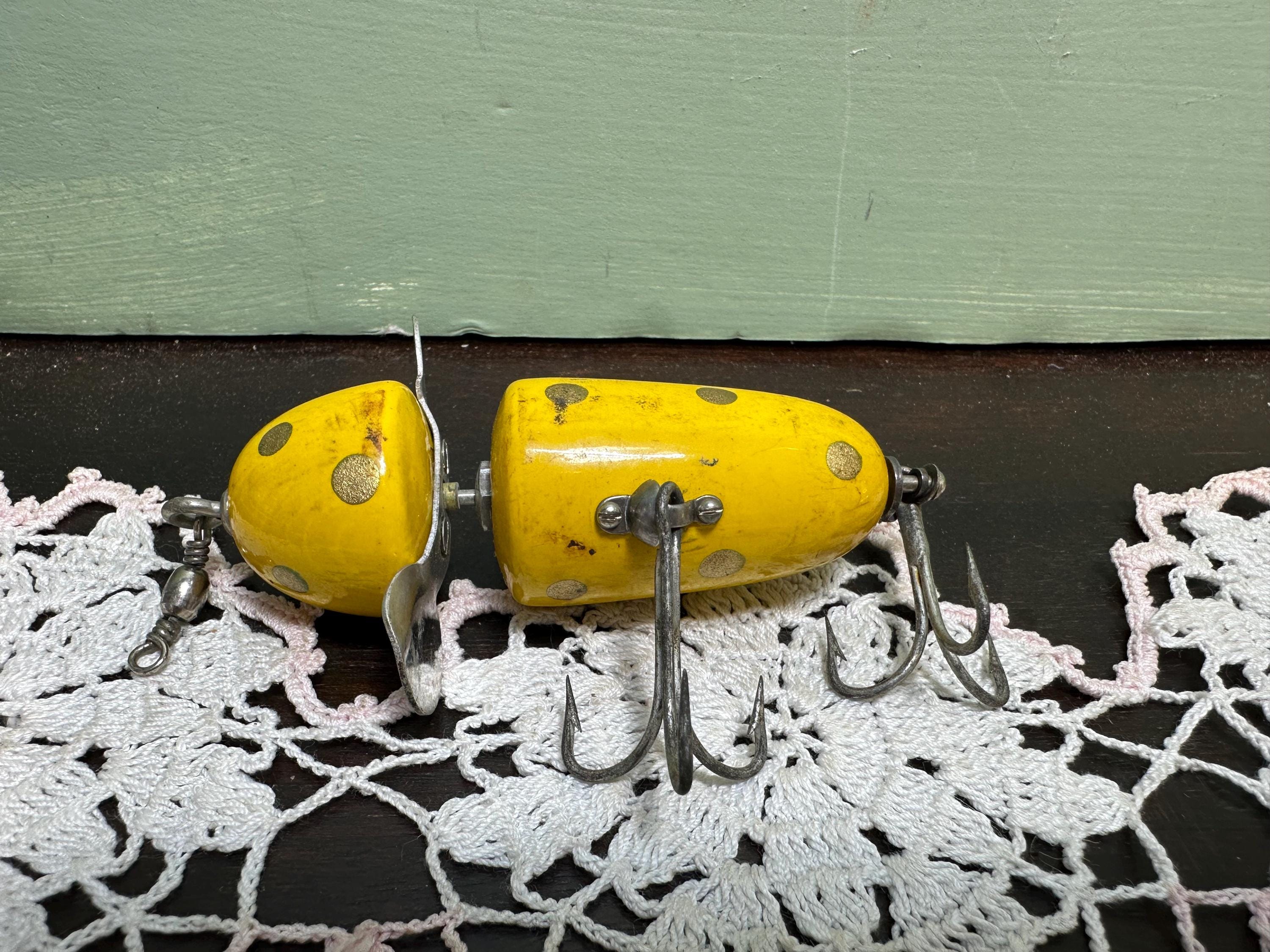 antique bumble bee fishing lure Vintage Daniel's Deceiver's Bill's Bee For Sale and consistently puts fish after fish in the box. Vintage Rebel Bumble Bug Fishing