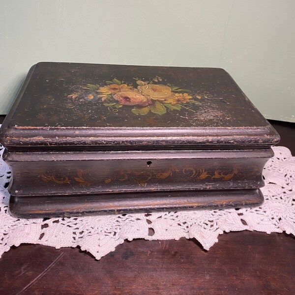 Hand Painted Chest Etsy