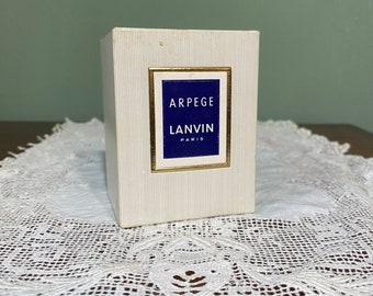 Antique Lanvin Arpege Paris Perfume Temps Eau de Parfum Bottle Cologne unopened