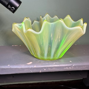 Vaseline glass shade - Etsy 日本