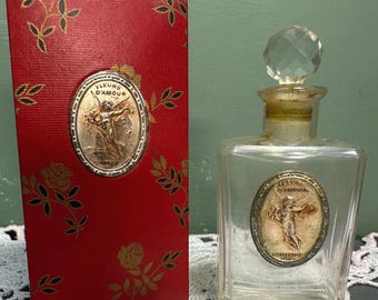 Antique Roger and Gallet Fluers D'amour Perfume Bottle Glass
