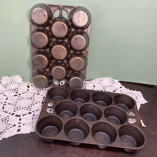 Antique Cast Iron Bundt Pan Etsy