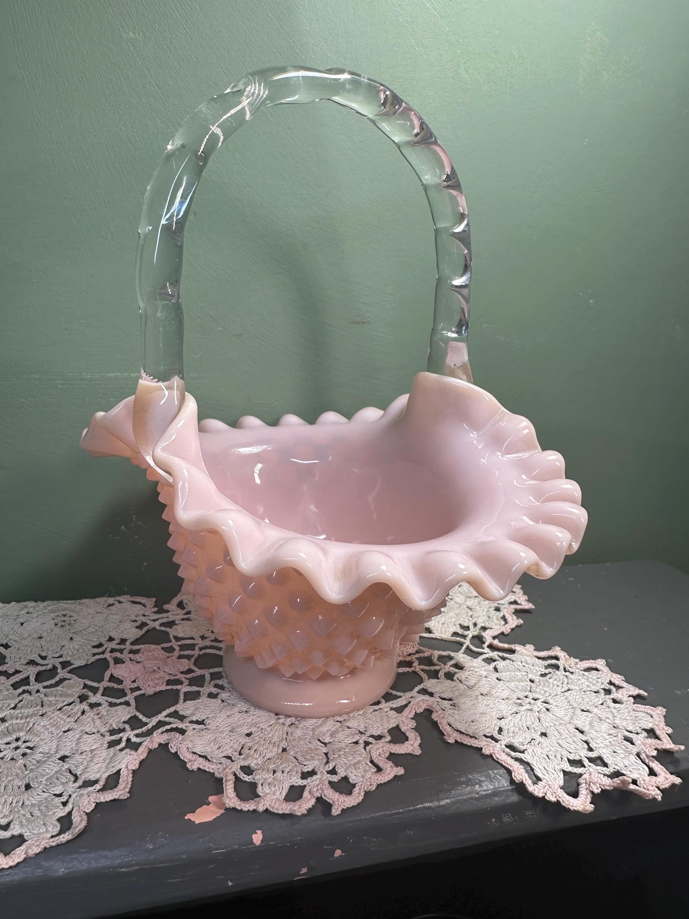 Fenton Hobnail Pink - Etsy