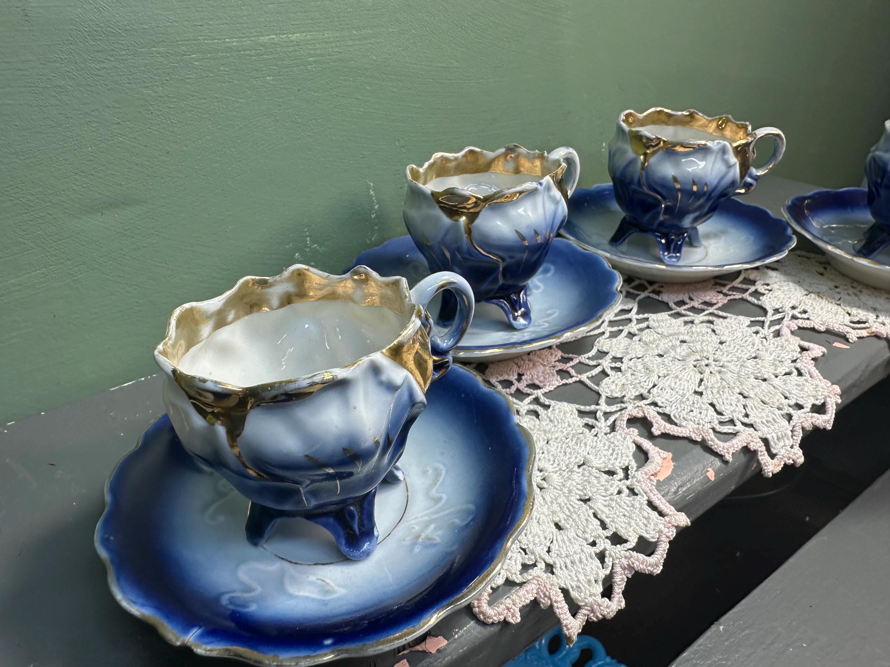 マイセン MEISSEN Bフォーム コバルト カップ＆ソーサー グランツ