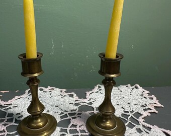 Antique Northwood Vaseline DOLPHIN CANDLESTICKS Opaline Glass Fish