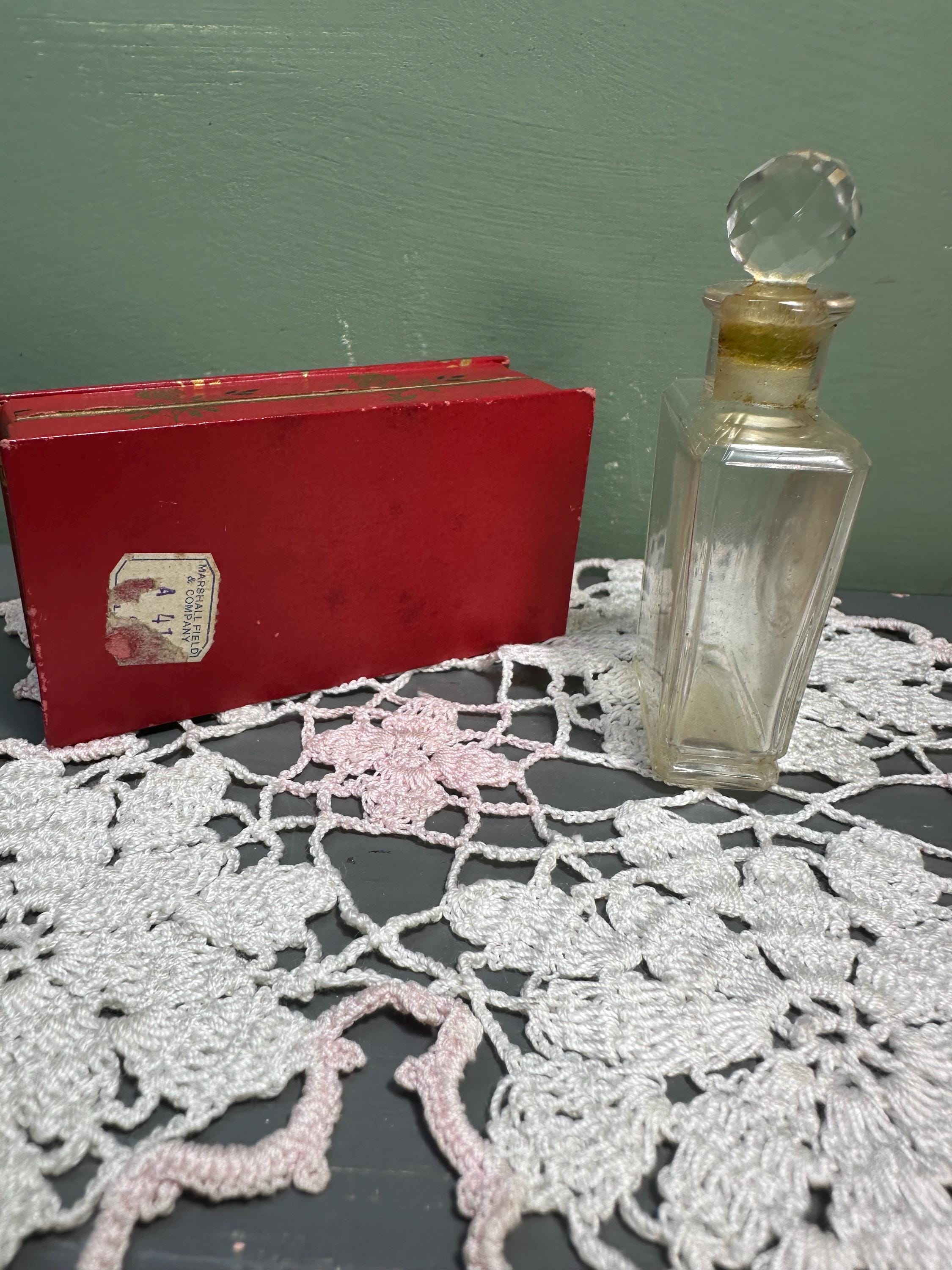 Antique Roger and Gallet Fluers D'amour Perfume Bottle Glass