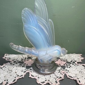 Antique 1930's CAR HOOD MASCOT Sabino Very Large Dragonfly Insect