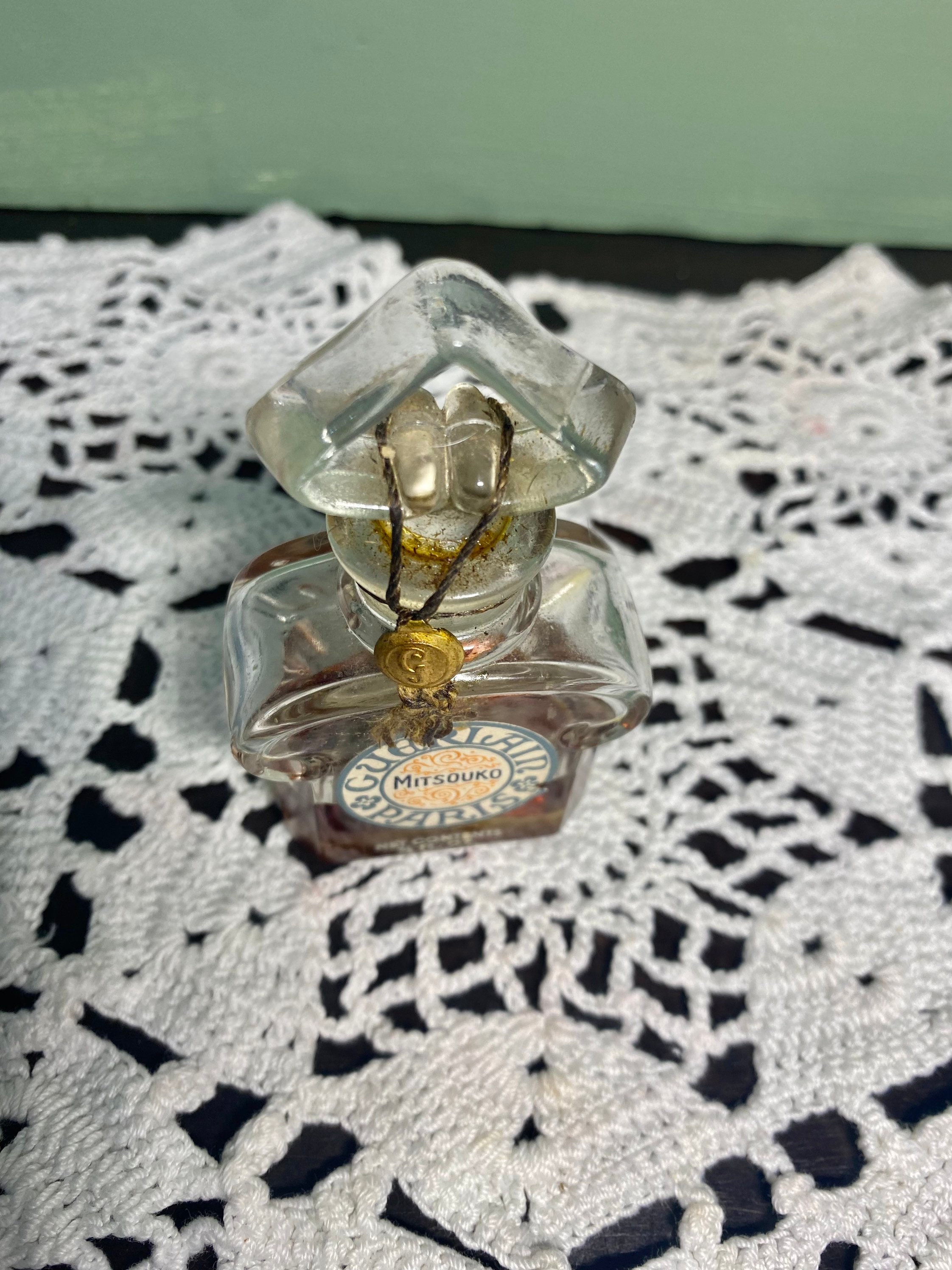 Antique Baccarat Mitsouko Guerlain Perfume Temps Eau De Parfum