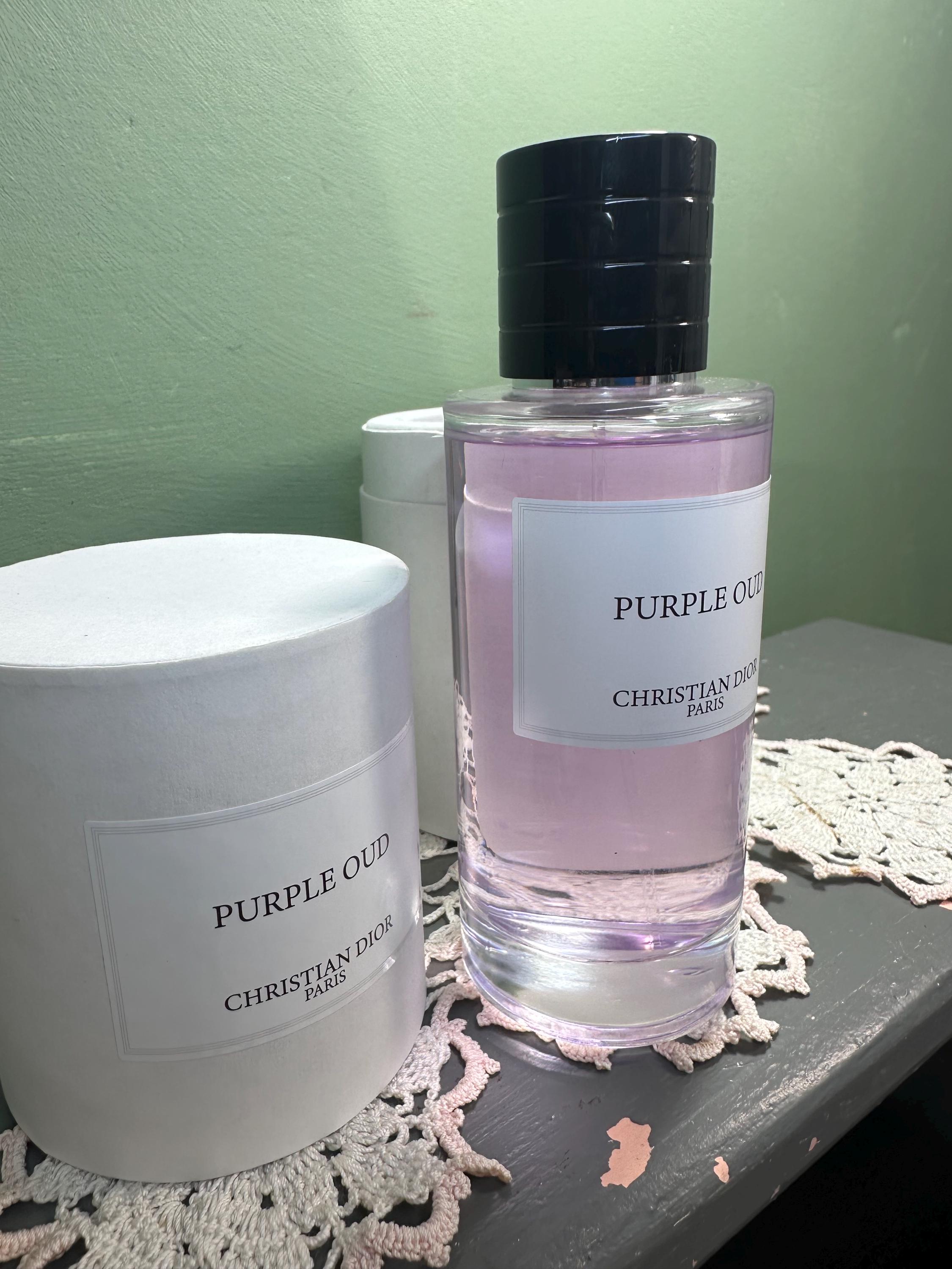 Vintage Christian Dior PURPLE OUD Parfum in Spray Bottle Perfume