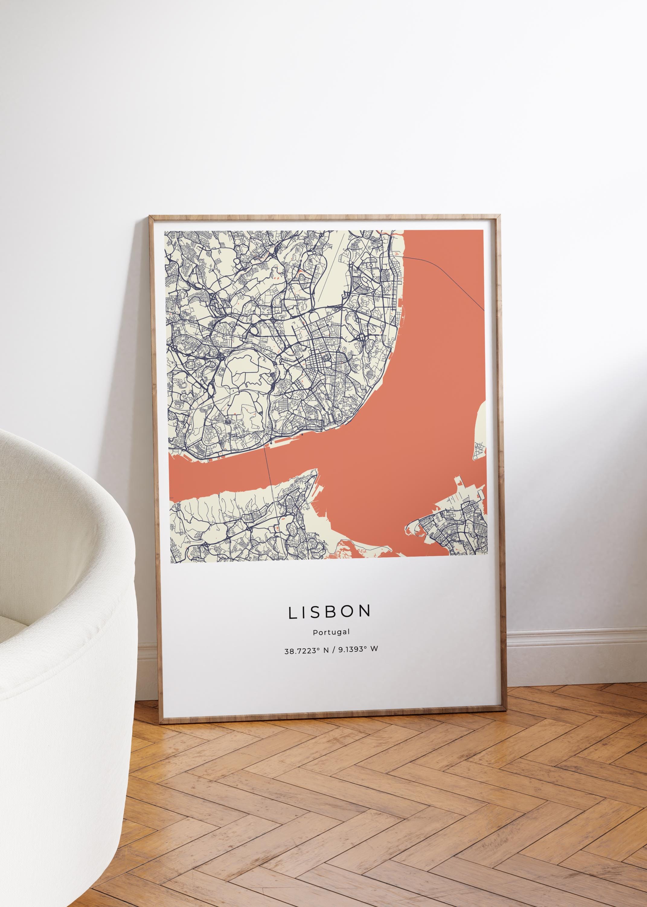 Mapping Posters Custom City Map Poster Framed Unframed | Personalized Location Wall Art ...
