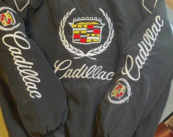 Embroidered Cadillac Bomber Jacket Premium Motorsport ZEE