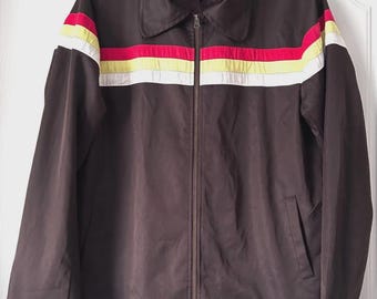 Zee England Clothing Knebworth Jacket – Brown Stripes – Noel Gallagher Oasis