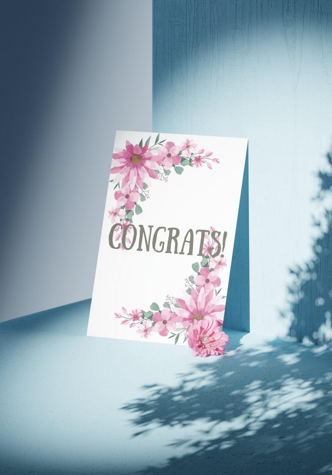 Congratulations Digital Card | Printable Congrats Greeting - Etsy