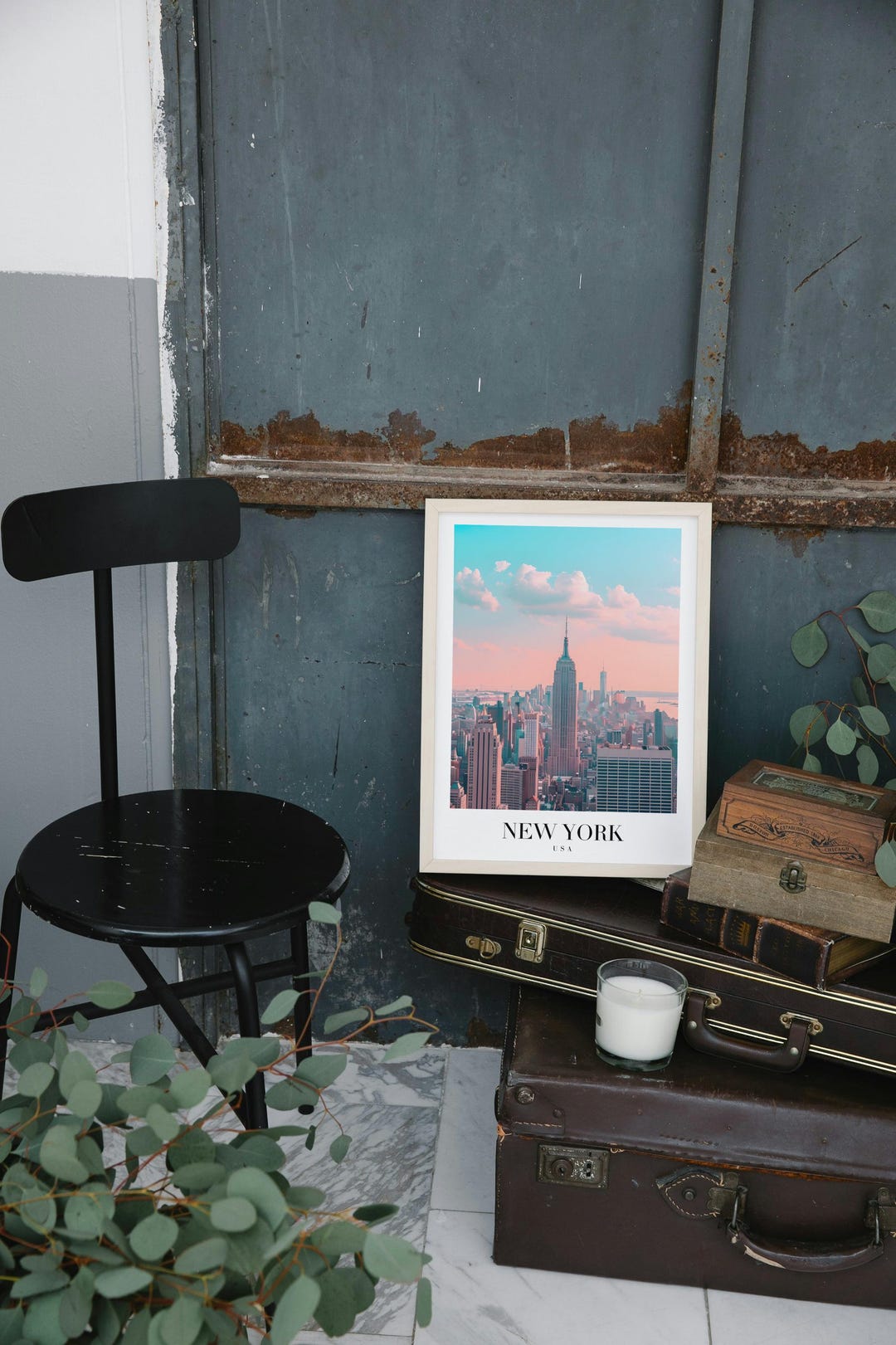 Travel Wall Art | Wall or Home Decor | New York City Skyline Print - Etsy