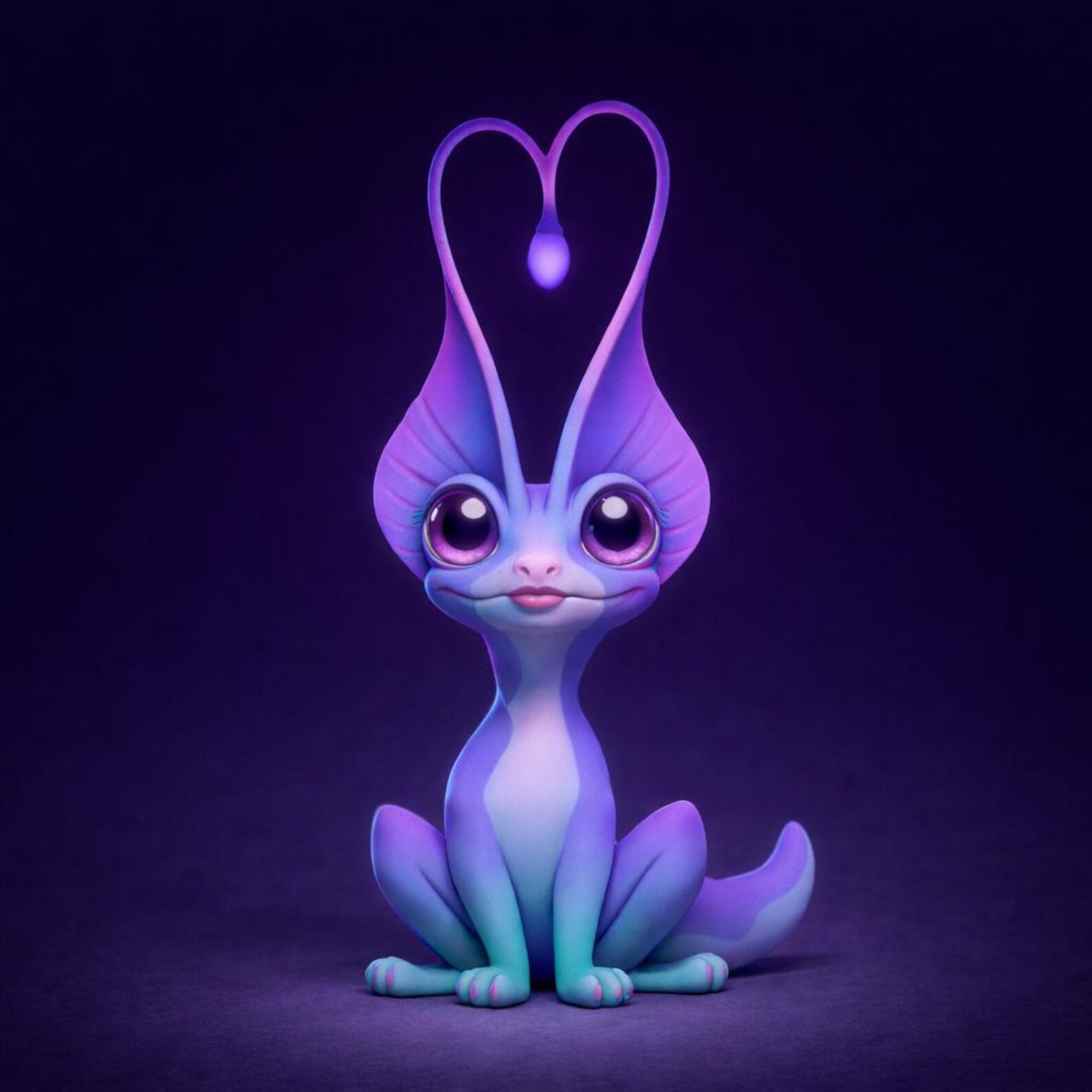 Alien Desk Model Fantasy Alien Desk Buddy 3D STL Model | Sci-fi Creature Toy Figurine ...