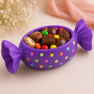 Candy Bowl STL File | Twisted Ends Candy Shape 3D Print Holder (Digital Download)