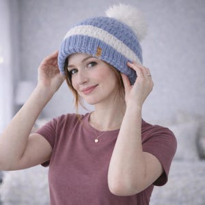 Gerippte Mütze Häkelanleitung, PDF, anfängerfreundliche Mütze, gemütliche Winter Kopfbedeckung, digitaler Download für Häkelmacher