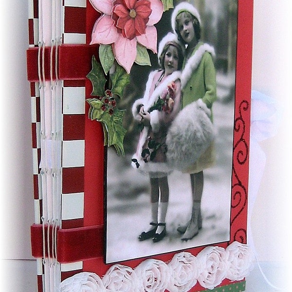 Scrapbook, Photo Album, Smash Book, Journal, Christmas Holiday