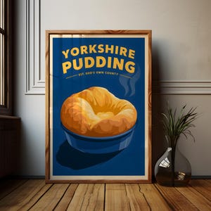 Yorkshire Pudding Art Print | Funny Northern Wall Art