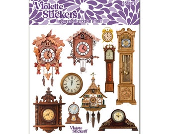 Clock Stickers - 2 Sheets