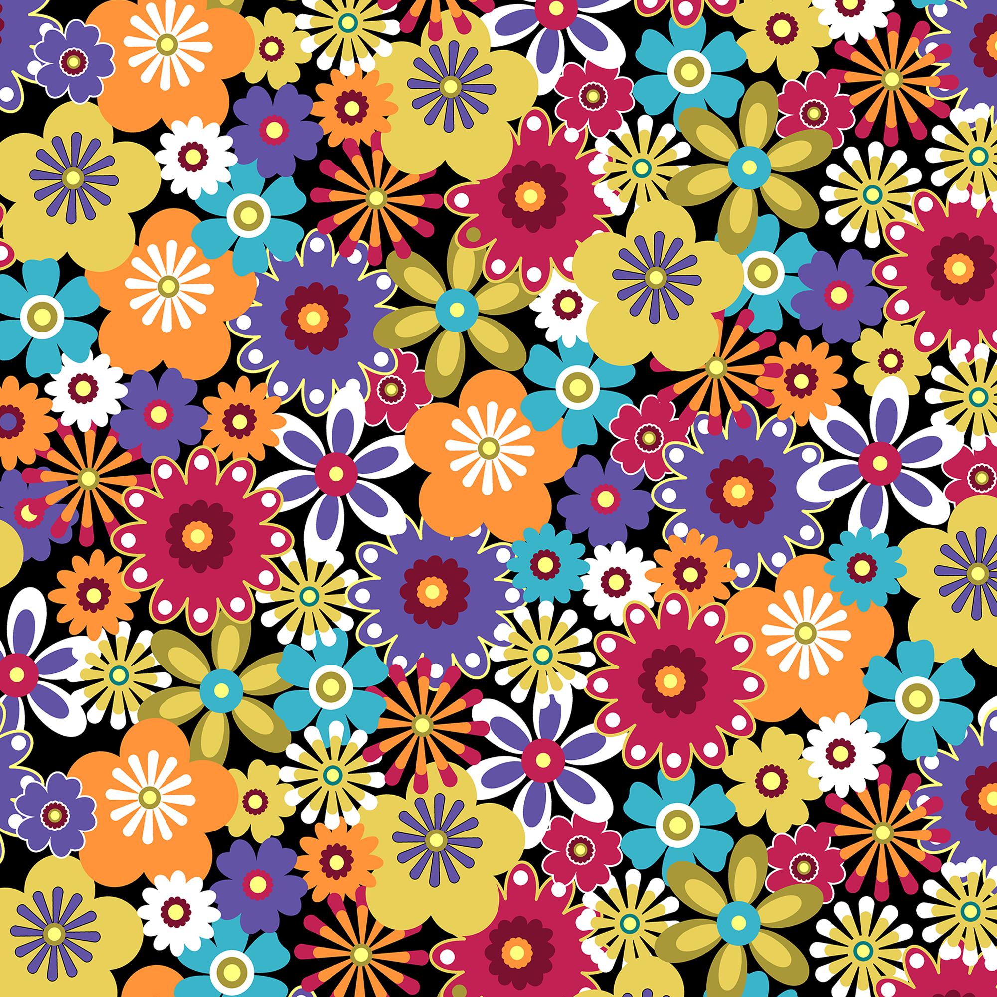 Retro 70s Fabric - Etsy Canada