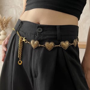 Goth Gold Belt - Etsy display picture 1
