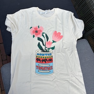 Vintage Garden Fresh Tomatoes Shirt - Cottagecore Wildflower Graphic Tee - Gardener Gift - Retro Botanical Top - Bella Canvas Floral T-Shirt