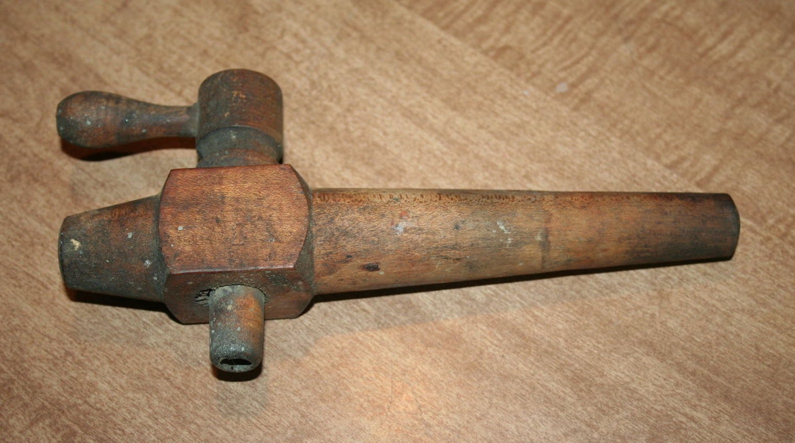 Vintage Wooden Barrel Spigot Etsy