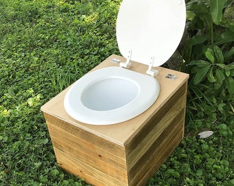 Rustic Kentucky Crapper Composting Toilet. Without Finish.