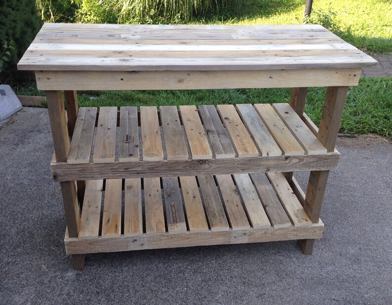 Rustic Kitchen Island Etsy