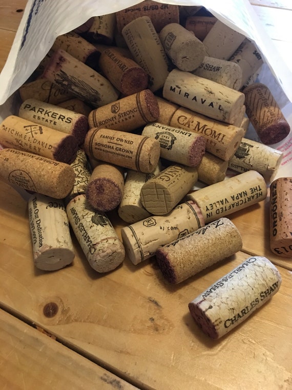 50 Pièces Bouchons en Liège Vin, Bouchons Liège Naturel, Vin