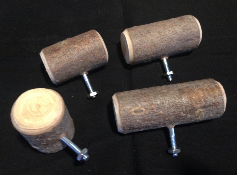 4 Rustic Twig Drawer Pulls image 1