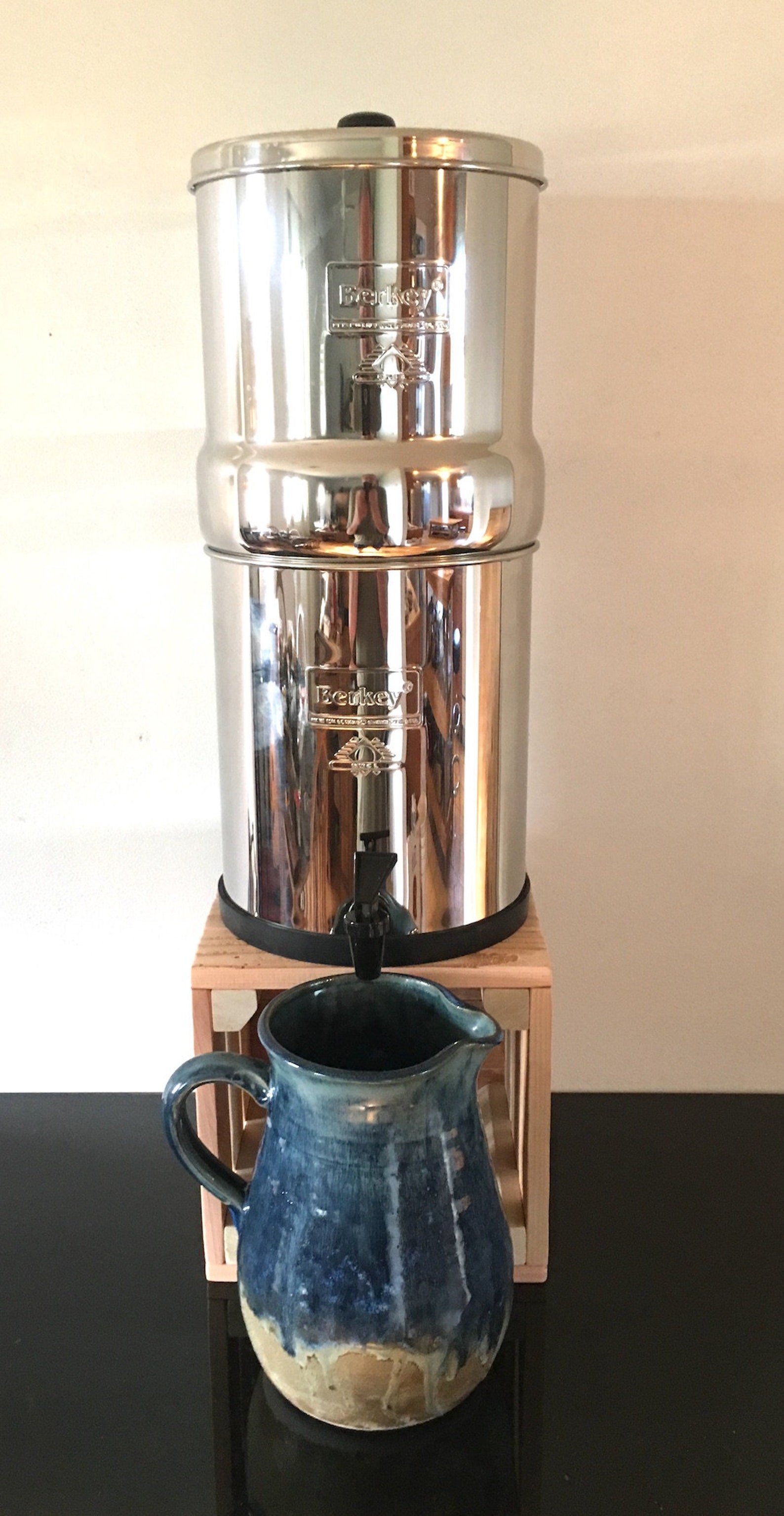 Amwater Edelstahl Zapfhahn Mit Sichtglas - Für Berkey & Andere Wasserfilter