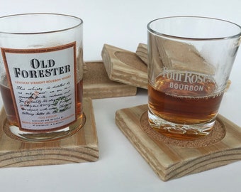 Pallet Wood Coasters, Set of 6