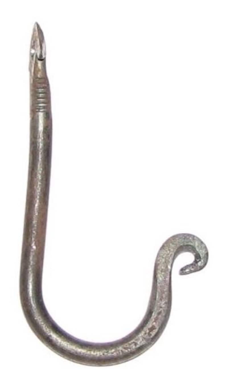 Hand Iron Hooks. Set of 6. Free Shipping Etsy