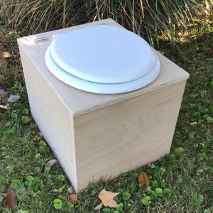 Rustic Kentucky Crapper Composting  PLYWOOD Toilet. Without Finish.