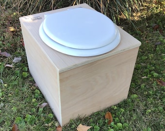 Rustic Kentucky Crapper Composting  PLYWOOD Toilet. Without Finish.