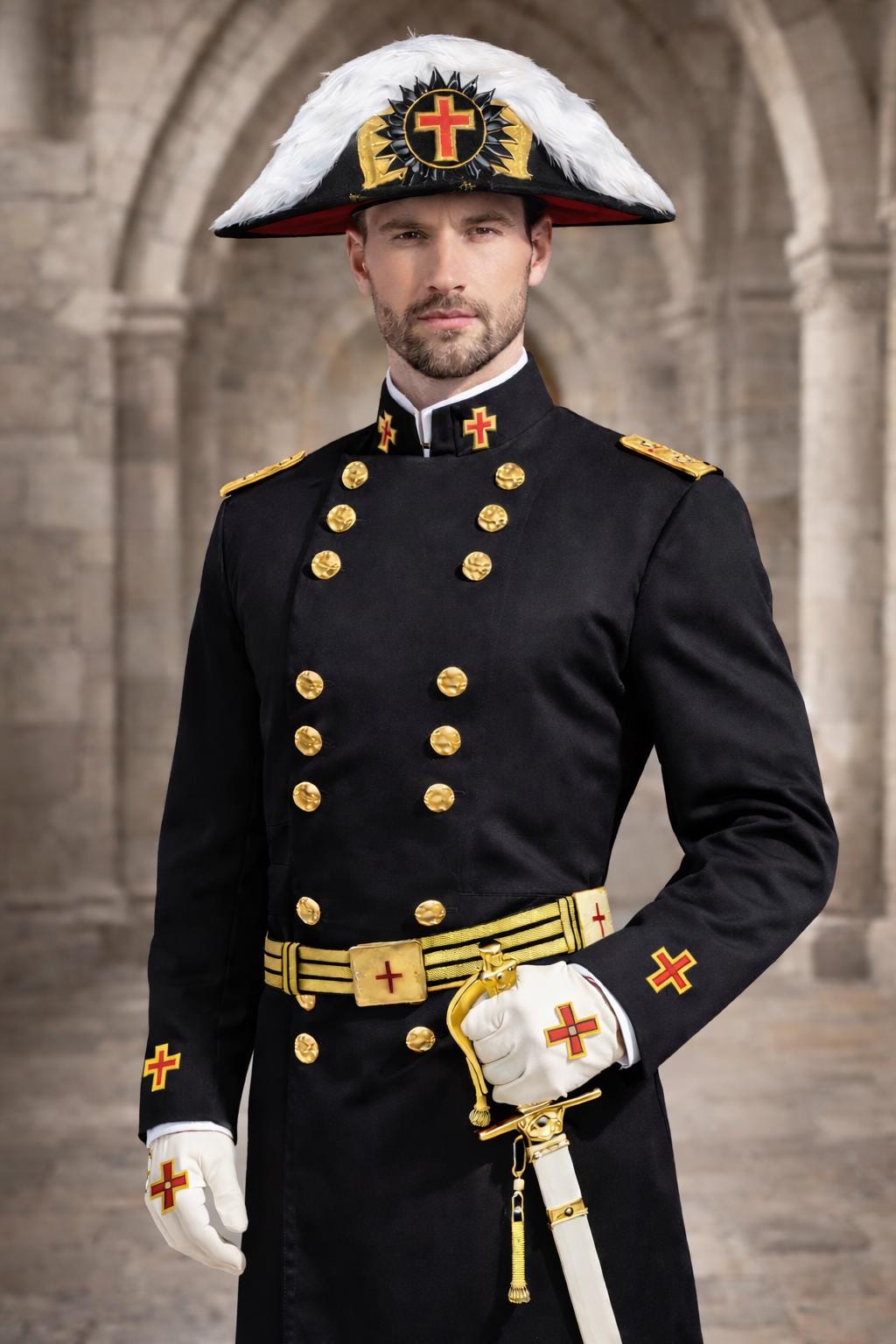 Knights Templar Ceremonial Uniform Set - Etsy
