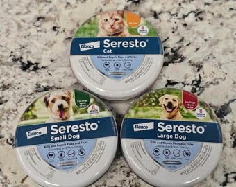 Seresto Collar for Large Dogs, Small Dogs, Cats Flea & Tick Prevention Up to 8 Months