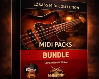EZBass MIDI Collection Bundle | Professional Bass MIDI Pack