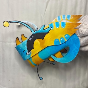 Marioneta de dragón de papel del océano prefabricada