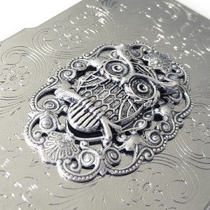 Accesorios Regalos populares. Estuche para tarjetas de visita con forma de búho