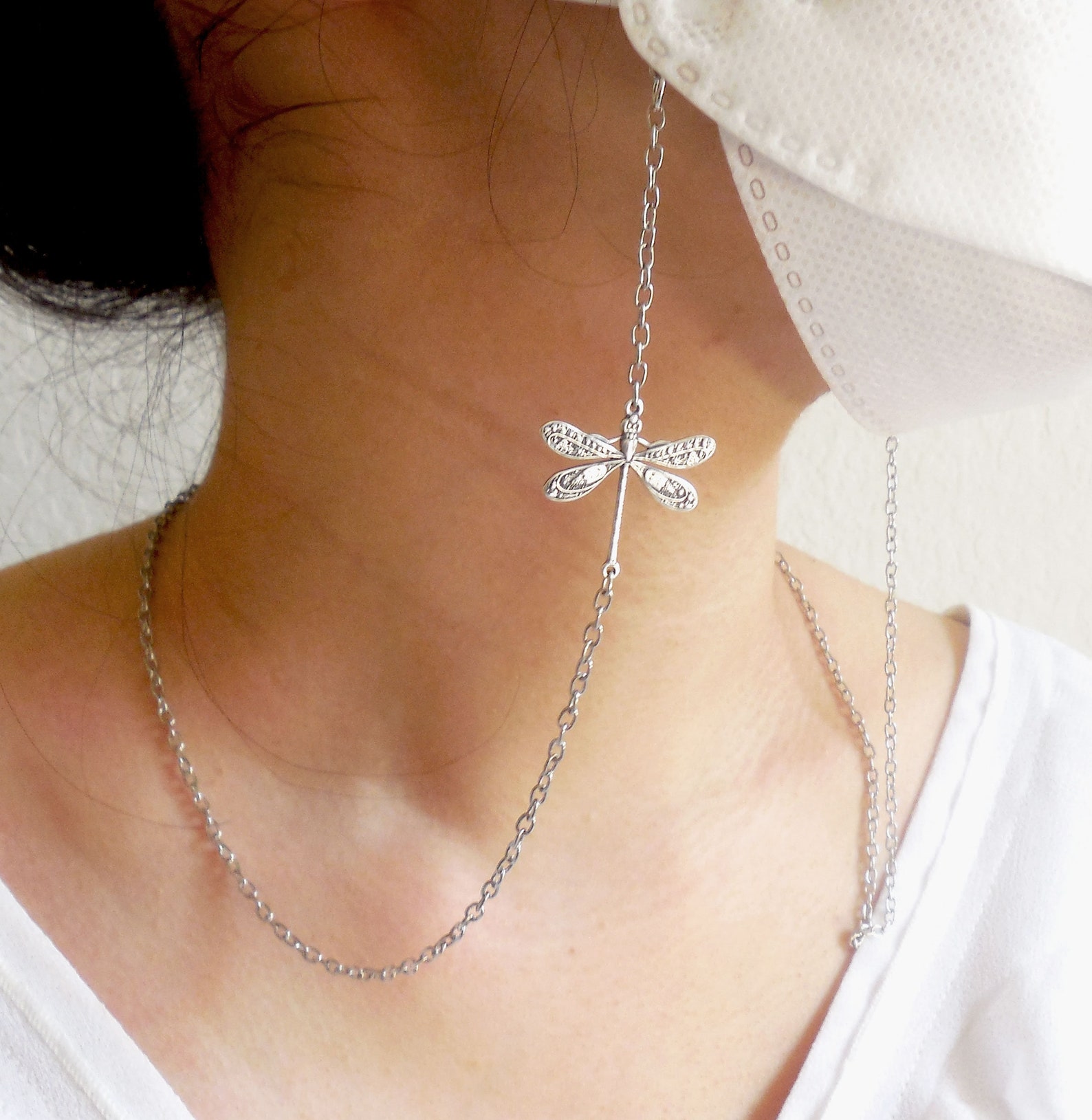 Face Mask Jewelry Mask Necklaceface Mask Satellite Chainface Etsy