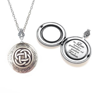 Silver Locket Message Locket Necklace. Unique Mom Gift. Gifts for Grandma. Mother&#39;s Day Gift. Engraved Locket. Mothers Day Gift for Grandma