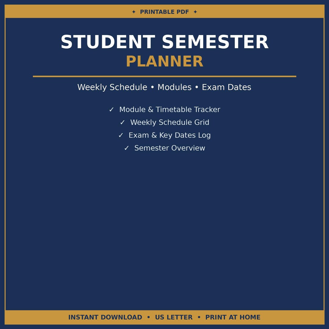 Student Semester Planner, University Timetable, Module Tracker ...